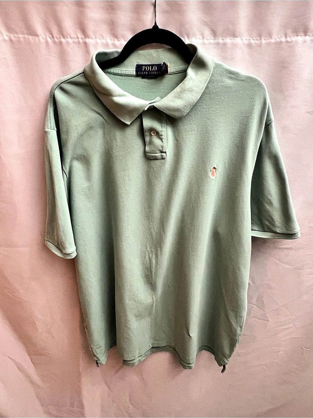 Polo Ralph Lauren Men’s XXL Classic Fit Mint Green Cotton Polo Shirt